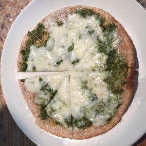 Pesto pizza