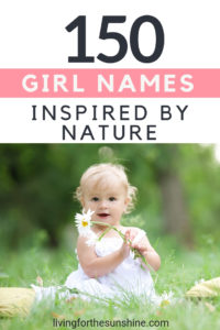 Girls names inspired by nature