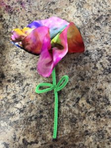 Tie-Dye Coffee Filter FLower