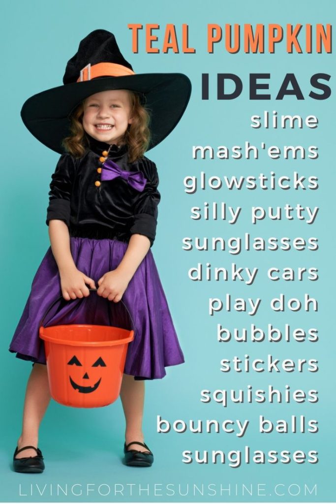 teal pumpkin ideas: non candy alternatives for Halloween