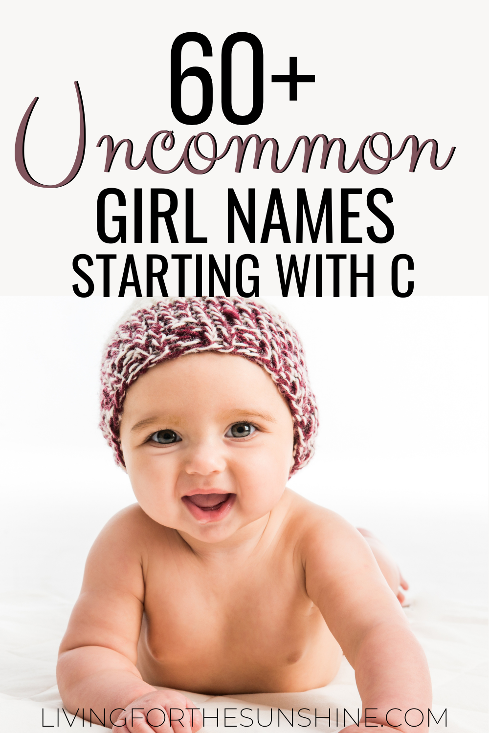 Unique Baby Names that Start With C for Girls - Living For the Sunshine